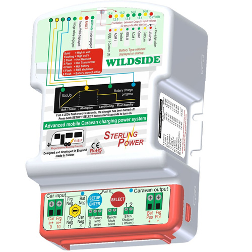 Sterling Power Wildside Caravan Battery to Battery Charger PN: BBC1225