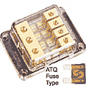 Sterling Power 3x10 in (solid) 4 x fused 6mm out ATQ Fuse Block - GATC-3448